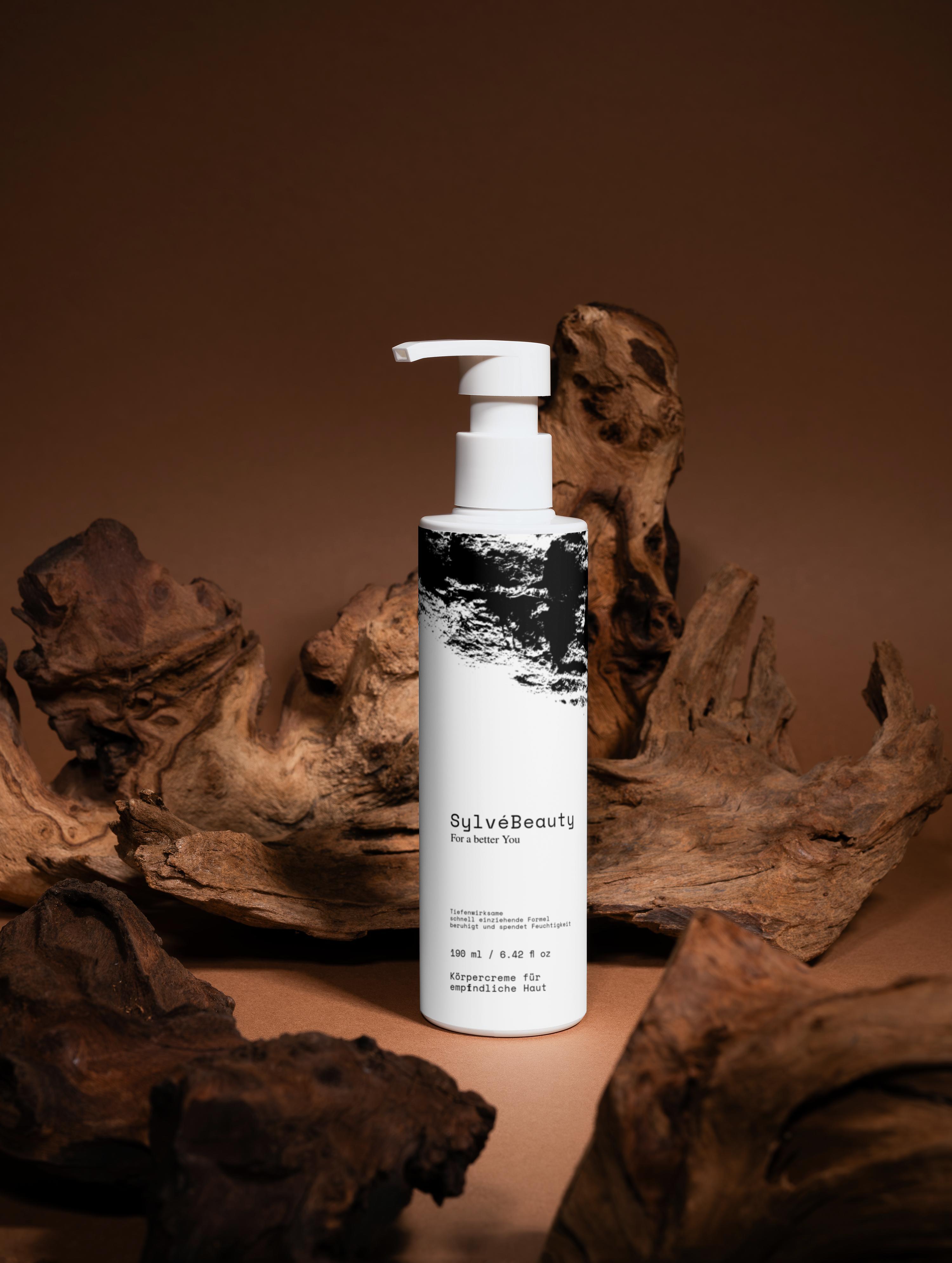 Körpercreme für empfindliche Haut