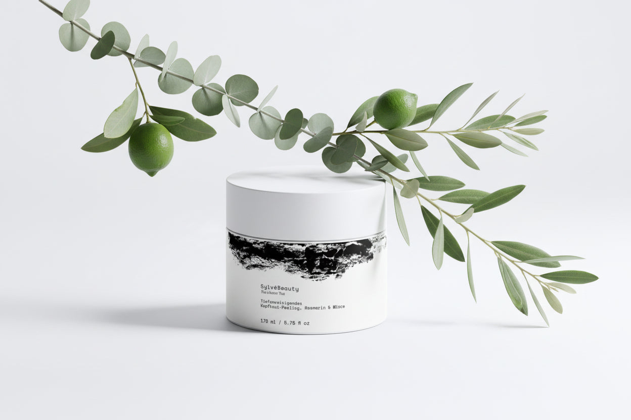 Tiefenreinigendes Kopfhaut-Peeling, Rosmarin & Minze